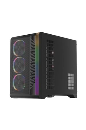 1St Player Vt7 Siyah 850W 80+ Silver Atx 3.1 Argb 4X12Cm Fan Temperli