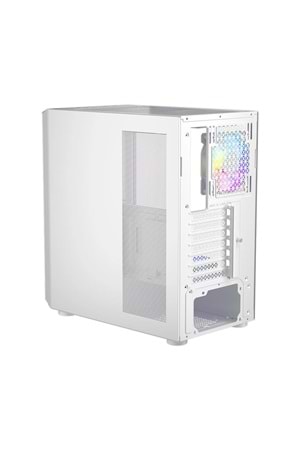 1St Player Trilobite T7 Beyaz 650W 80+ Argb 4X12Cm Fan Temperli Cam Me