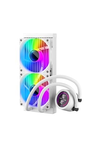 1St Player Thunderstorm Ts4 240Mm Beyaz Argb Dijital