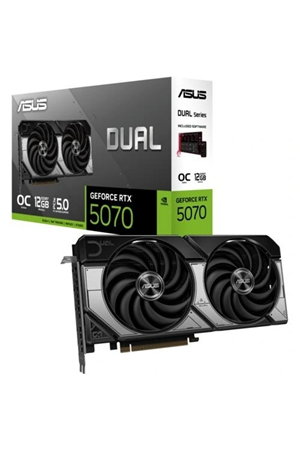 Ekran Kartı Asus DUAL-RTX5070-O12G 12GB 192Bit GDDR7 Gaming