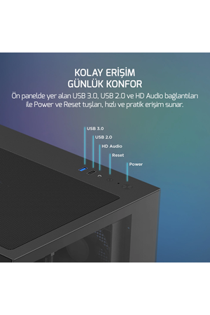 GamePower Warcry Selsei 4xARGB Fan Led Strip 750W 80+ Bronze ATX Gamin