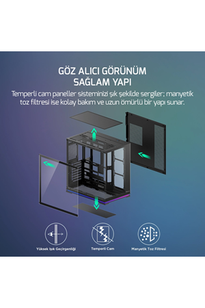 GamePower Warcry Selsei 4xARGB Fan Led Strip 750W 80+ Bronze ATX Gamin
