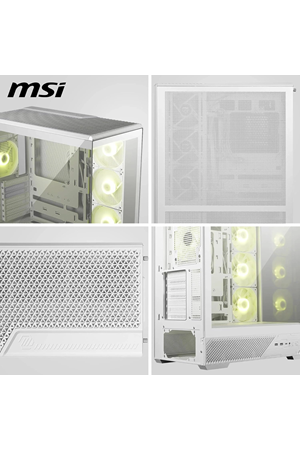 Msi Mag Pano 130R PZ 4xARGB Fan USB 3.2 ATX Beyaz Tower Gaming