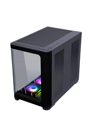 GameBooster GB-G2852B Curved Temperli Camlı 7*ARGB Fan SeaView