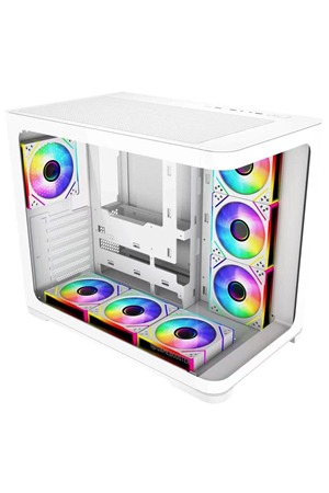 GameBooster GB-G2852W Curved Temperli Camlı 7*ARGB Fan SeaView