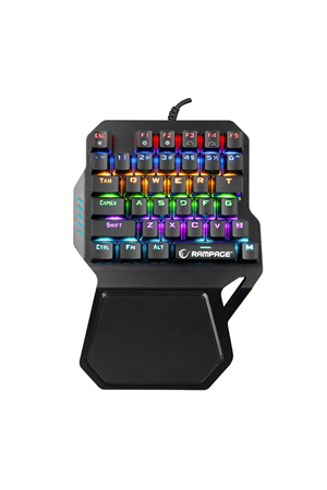 Rampage KB-R77 Palm USB Outemu Blue Switch Mekanik Mini Gaming