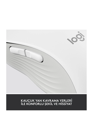 Logitech M650 L Signature Kablosuz Mouse Beyaz 910-006238