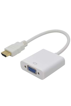 AKSESUAR KABLO HDMI TO VGA DÖNÜŞTÜRÜCÜ AL4547 AL4487
