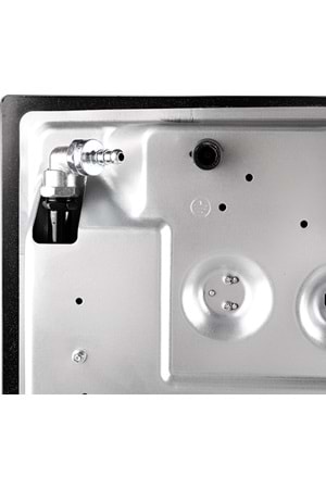 HOB646/2 Newal Siyah Cam Ocak