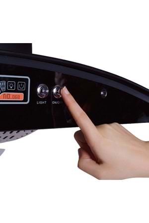 HOD3860/02 Newal Siyah Davlumbaz 60cm