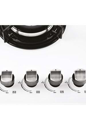 HOB 978/2 Newal Ankastre Siyah Ocak 90cm