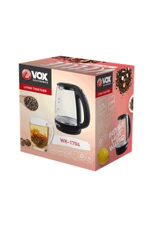 WK1704 VOX Cam Su Isıtıcı