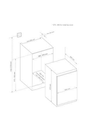IKS1450F VOX Ankastre Buzdolabı