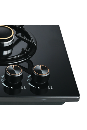 Newal HOB648/2 Siyah Cam Ocak