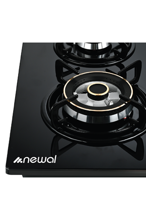 Newal HOB648/2 Siyah Cam Ocak