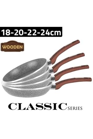 Z8115 Zio Klasik Tava Seti (18-20-22-24cm)