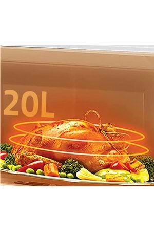 MWO2510/1 Newal Beyaz Mikrodalga 20L Dijital