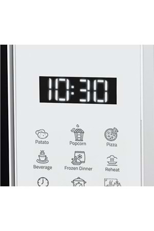 MWO2510/1 Newal Beyaz Mikrodalga 20L Dijital