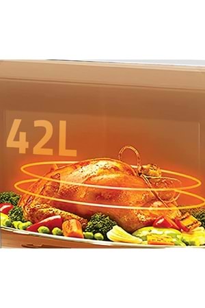 MWO2575/1 Newal Beyaz Mikrodalga 42L Dijital