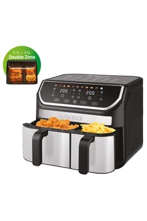 FRY5225 Newal Dokunmatik Double Airfryer 9L