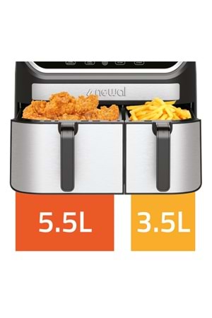 FRY5225 Newal Dokunmatik Double Airfryer 9L