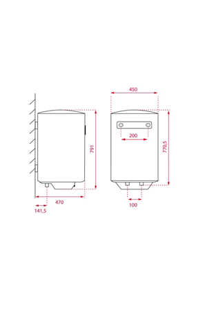 TEKA EWH 80 VE-D 80 LT. SMART SU ISITICI 1500W 30º - 75º