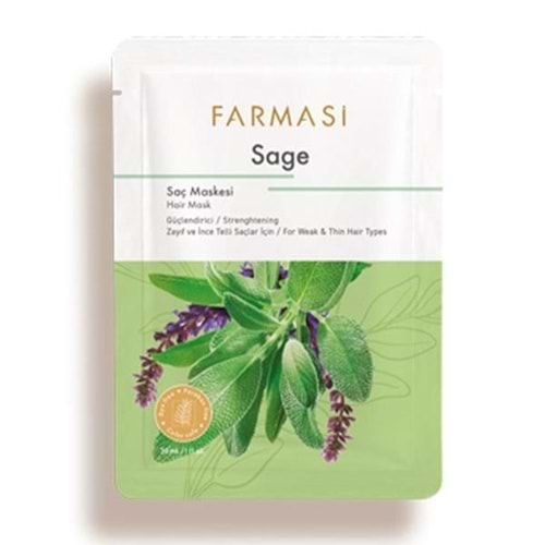 FARMASİ ADAÇAYI SACHET SAÇ MASKESİ 30 ML