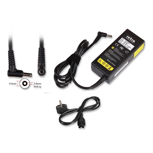 ADAPTOR DCA-D095 19.5V 2.31A 45W 4.5mm x 3.0mm