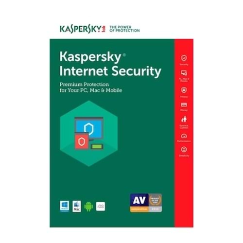 Internet Securıty Kaspersky 1 Yıl 4 Pc