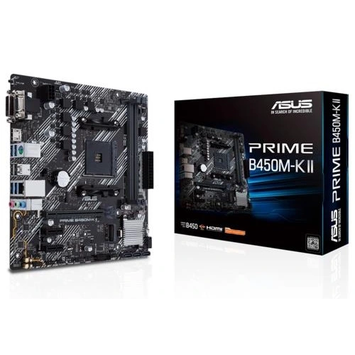 Anakart Asus Prime B450M-K II Ddr4 Am4