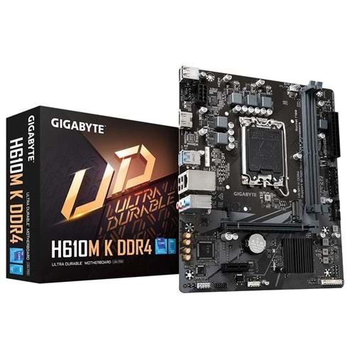 Anakart Gigabyte H610M K Ddr4 3200Mhz 1700P