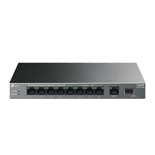 Switch Tp-Link Ls1210Gp 10 Port 10/100/1000 8 Port Poe+