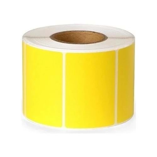 Rulo Kağıt Termal Etiket Sarı 60Mm X 40Mm 500 Adet