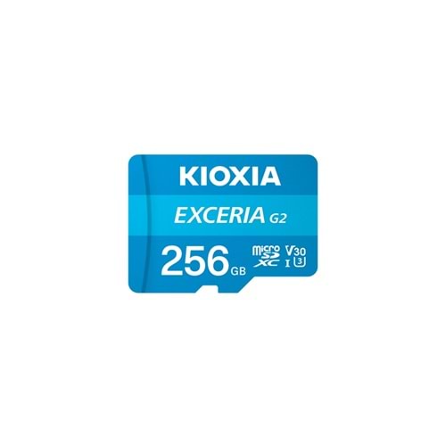 Bellek Kioxia 256Gb Micro Sdhc G2 4K 100Mb/S Lmex2L256Gg2 V30 U3