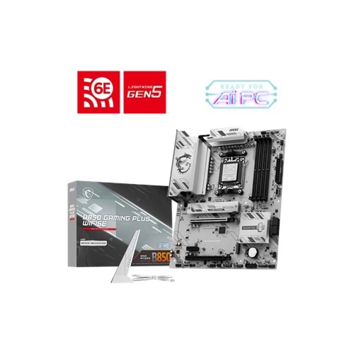 Msi B850 Gaming Plus Wifi6E Ddr5 8200Mt/S Atx Am5