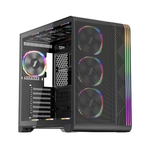 1St Player Vt7 Siyah 850W 80+ Silver Atx 3.1 Argb 4X12Cm Fan Temperli