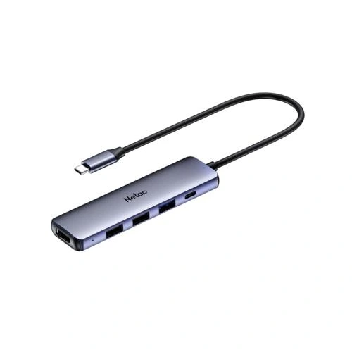 Netac WF13 5-in-1 Type-C NT08WF13-30GR Type-C to USB3.0+USB2.0*2+100W