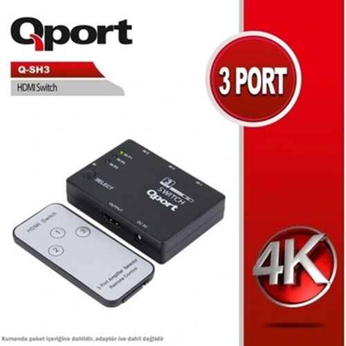 Qport Q-Sh3 Hdmi Switch 3 Port
