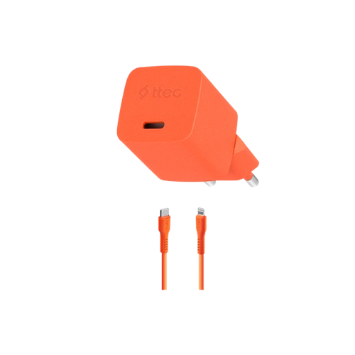 Şarj Cihazı Ttec 2SCG20LNT 20w GaN 5 Lighting Turuncu