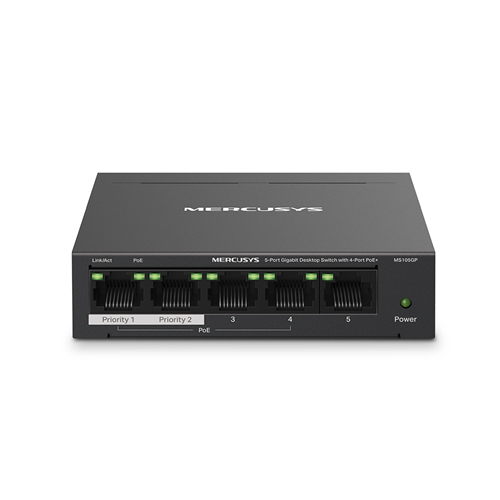 Switch Mercusys MS105GP 5 Port Gigabit 4 Port PoE