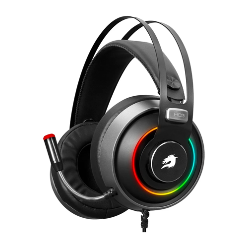 GameBooster H03 Dragon King Running RGB LED 7.1 Titreşimli Siyah