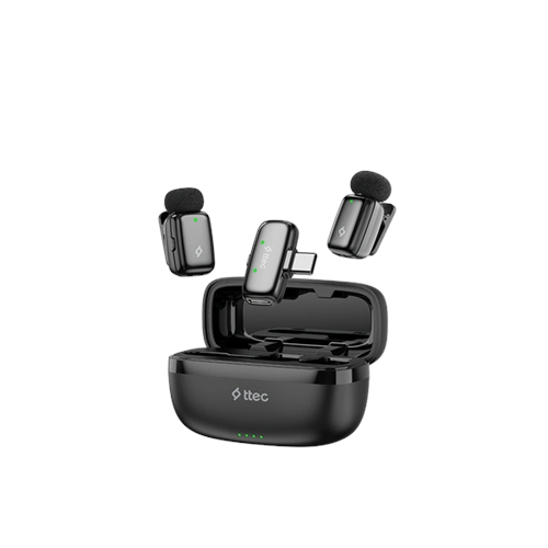 Ttec 2KYM01S GoMic Mini Tak&Çalıştır Kablosuz Yaka Mikrofon Kiti