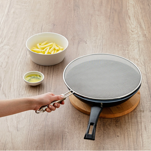 EMSAN STEEL YAĞ SIÇRATMAZ TEL, 28 CM