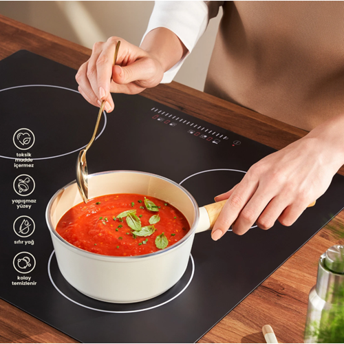 EMSAN SWISS CRYSTAL 16 CM SOSLUK TENCERESİ