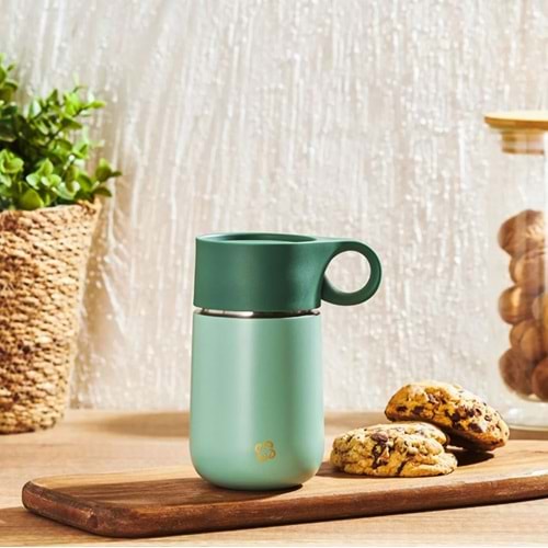 EMSAN SMART BARDAK TERMOS 300ML YEŞİL