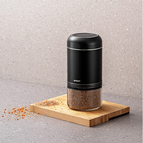 EMSAN MOKO 900 ML SAKLAMA KAVANOZU SİYAH