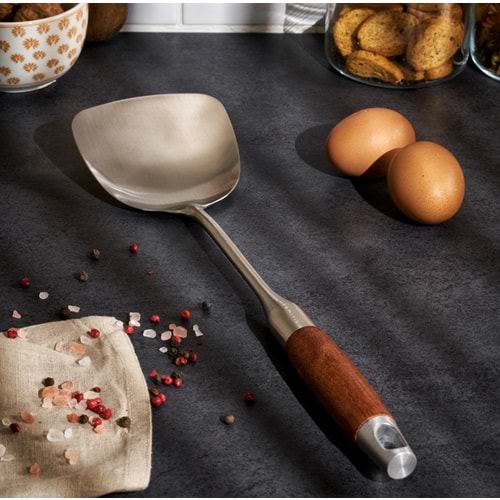 EMSAN WOODY PASLANMAZ ÇELİK SPATULA