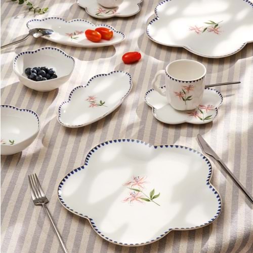 EMSAN LILIUM 32 PRÇ 6 KİŞİLİK KAHVALTI TAKIMI