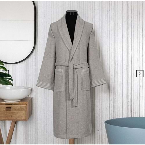 LUXART TEKLİ BORNOZ M/L MARK CORE