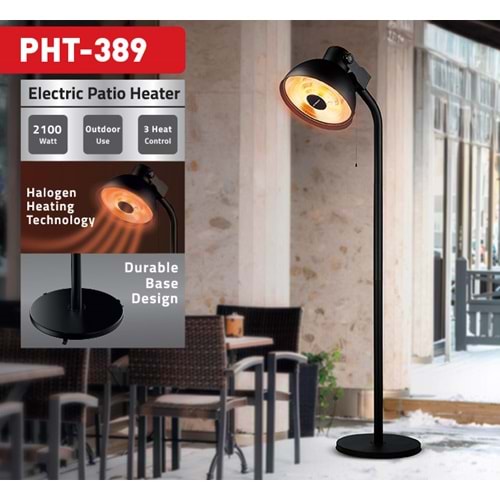 Newal PHT389 Patio Elektrikli Dış Mekan Isıtıcı
